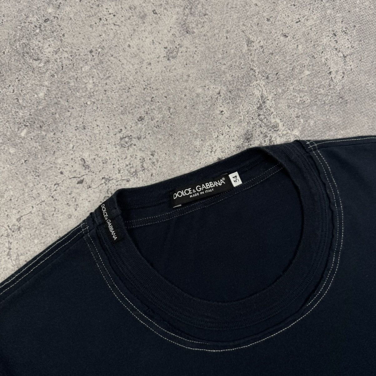 Dolce & Gabbana × Vintage Dolce & Gabbana D&G Blue Luxury T Shirt Size US L / EU 52-54 / 3 - 6 Thumbnail