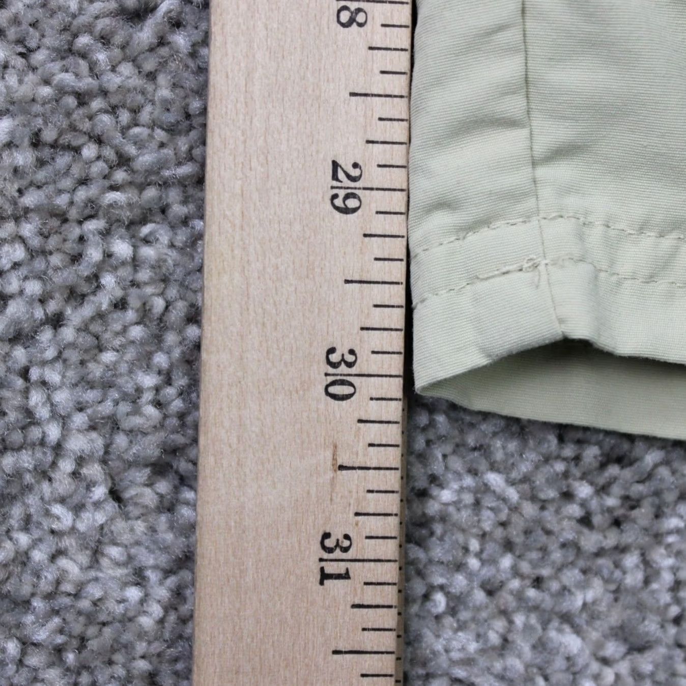 Vintage L.L. Bean Mens Large Beige Cargo Pocket Belted Nylon Convertible Pants Shirt? Size US 33 - 4 Thumbnail