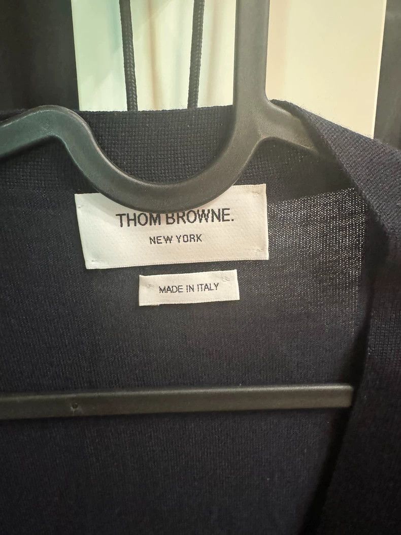 Thom Browne Thom Browne A wool knit cardigan Size US L / EU 52-54 / 3 - 2 Thumbnail