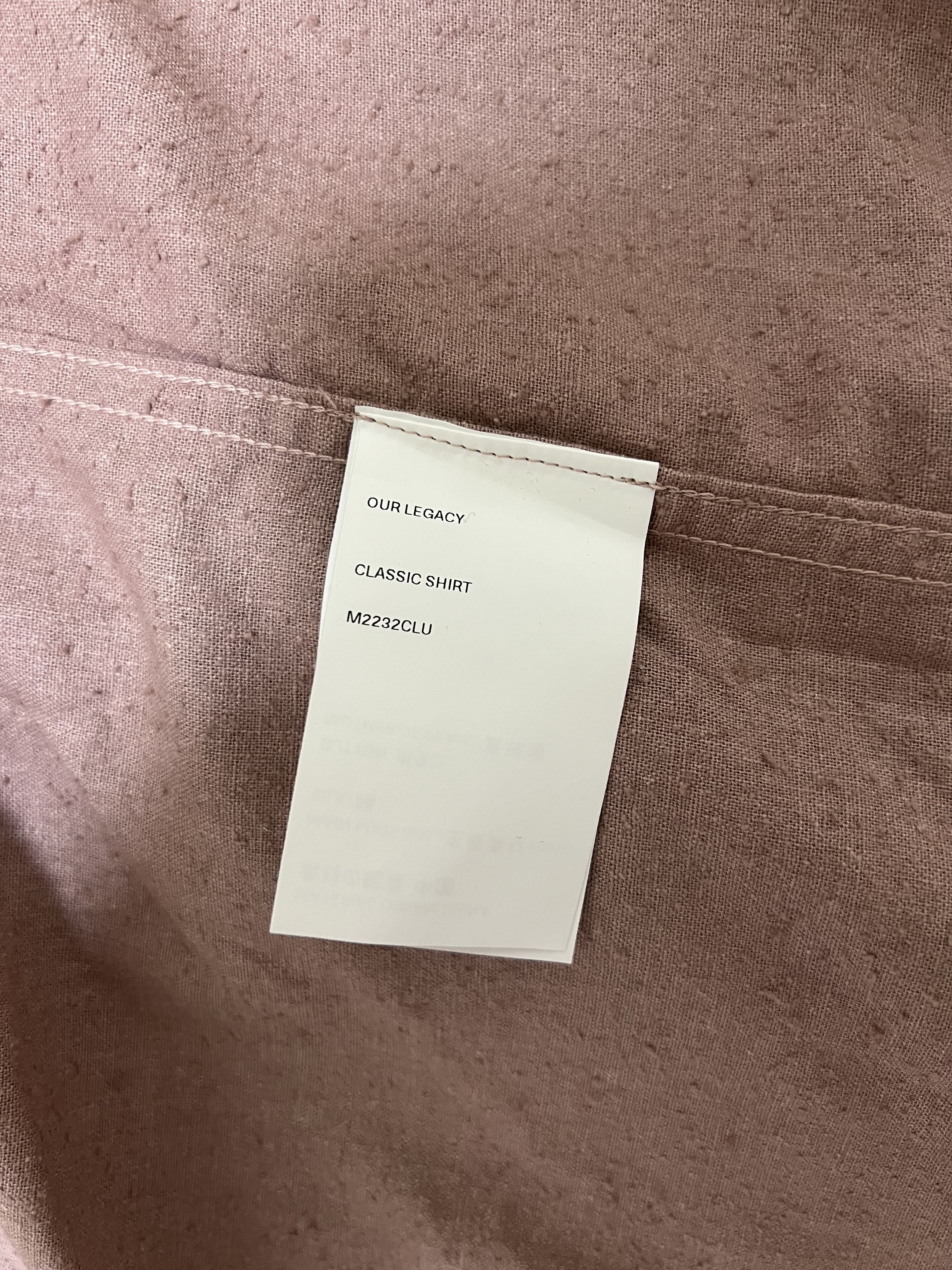Our Legacy 💚 2023 Our Legacy Silk Classic Shirt Lust Pink Medium NEW Size US M / EU 48-50 / 2 - 10 Thumbnail