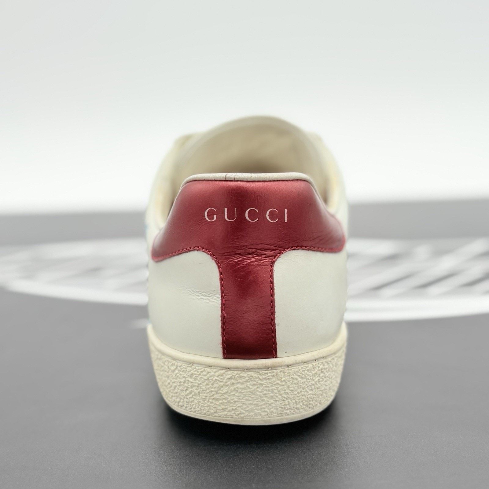 Gucci Size 9 G (9.5 US) - Gucci Ace Leather ' Loved ' Size US 9.5 / EU 42-43 - 9 Thumbnail