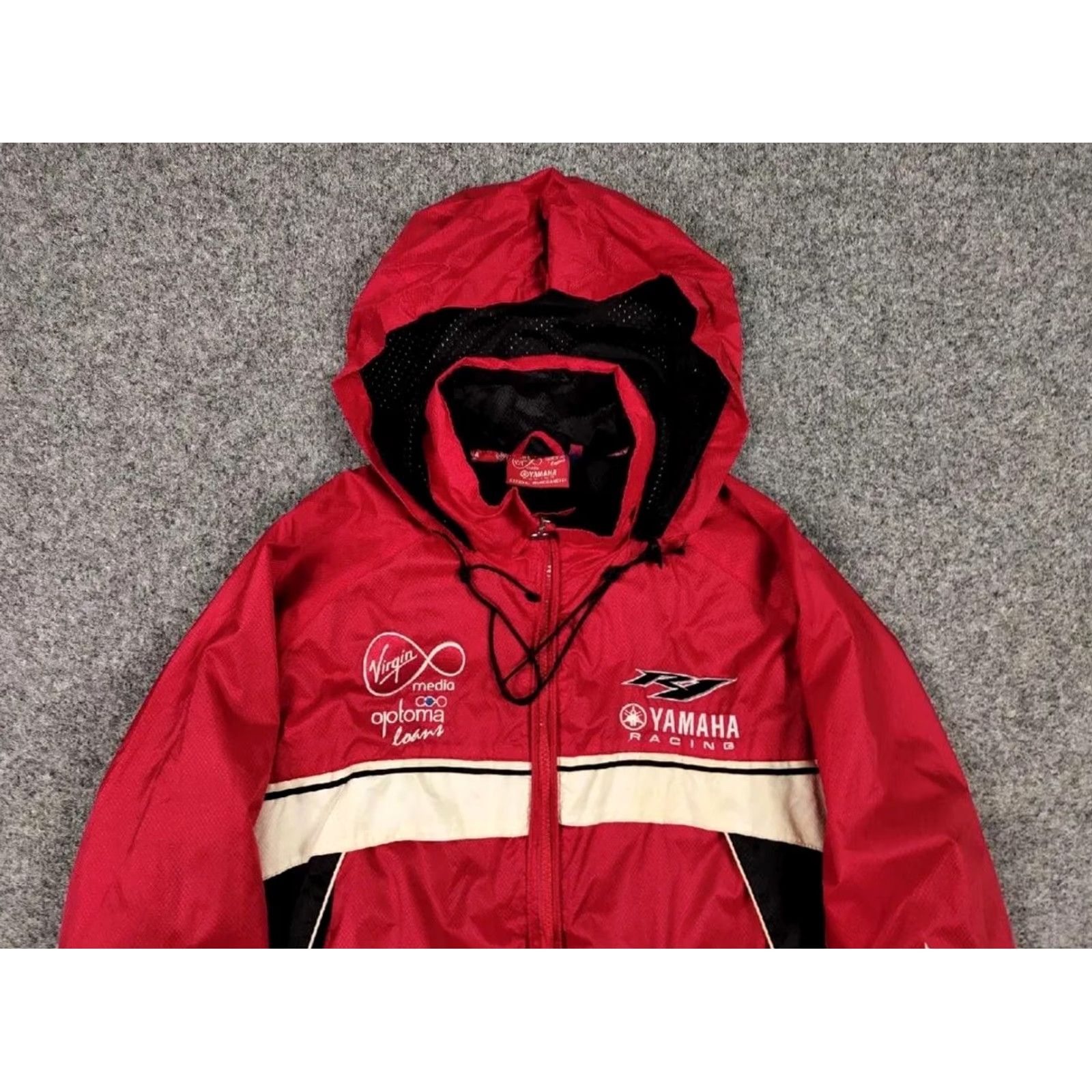 Yamaha VINTAGE Yamaha Racing Windbreaker Jacket Mens L Red Logo 90s Windbreaker Full Zip All Seasons Vintage Yamaha Racing Jacket Size US L / EU 52-54 / 3 - 4 Thumbnail