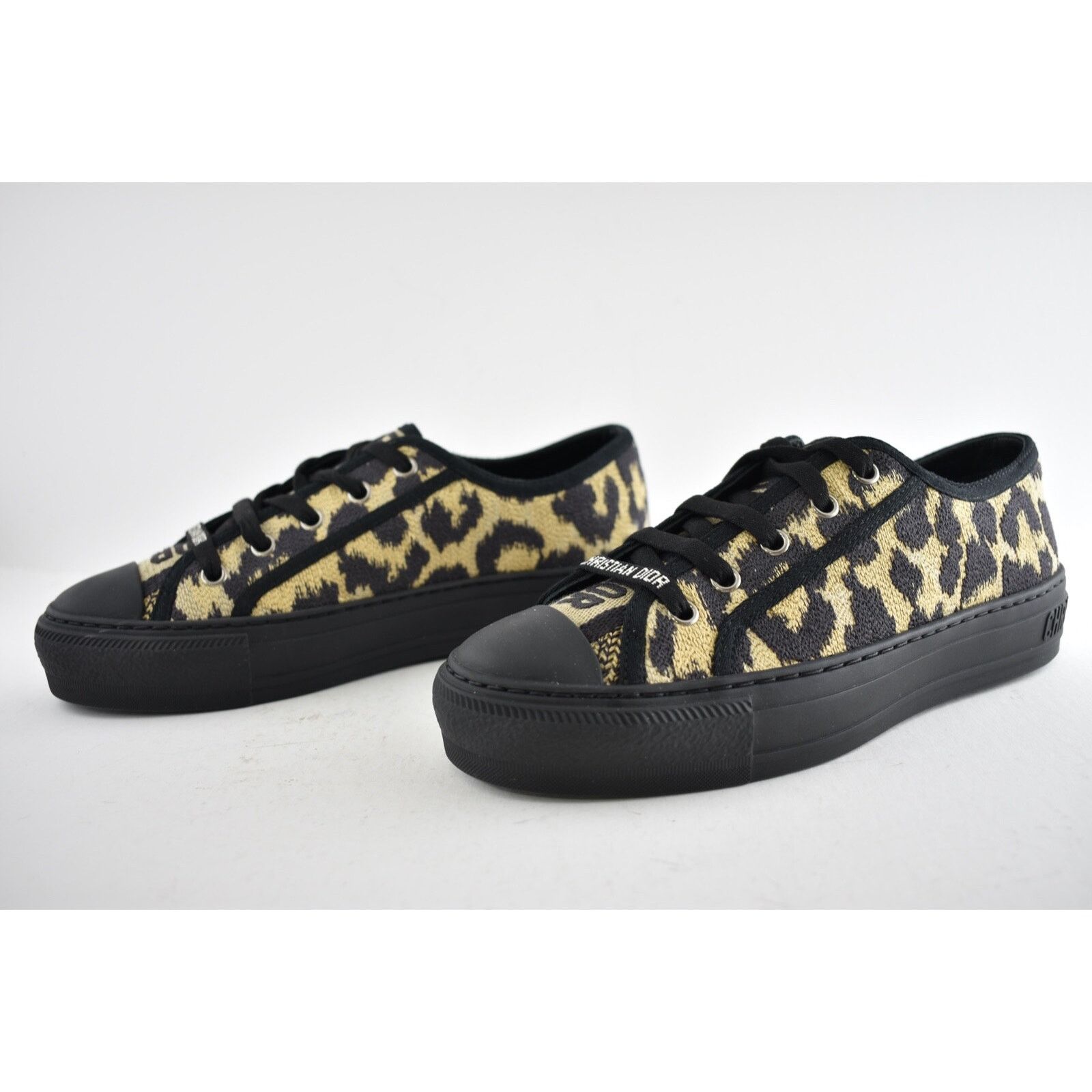 Dior Dior Walk'N'Dior Leopard Flat Low Top Trainer Sneaker 39 Size US 9 / IT 39 - 9 Thumbnail