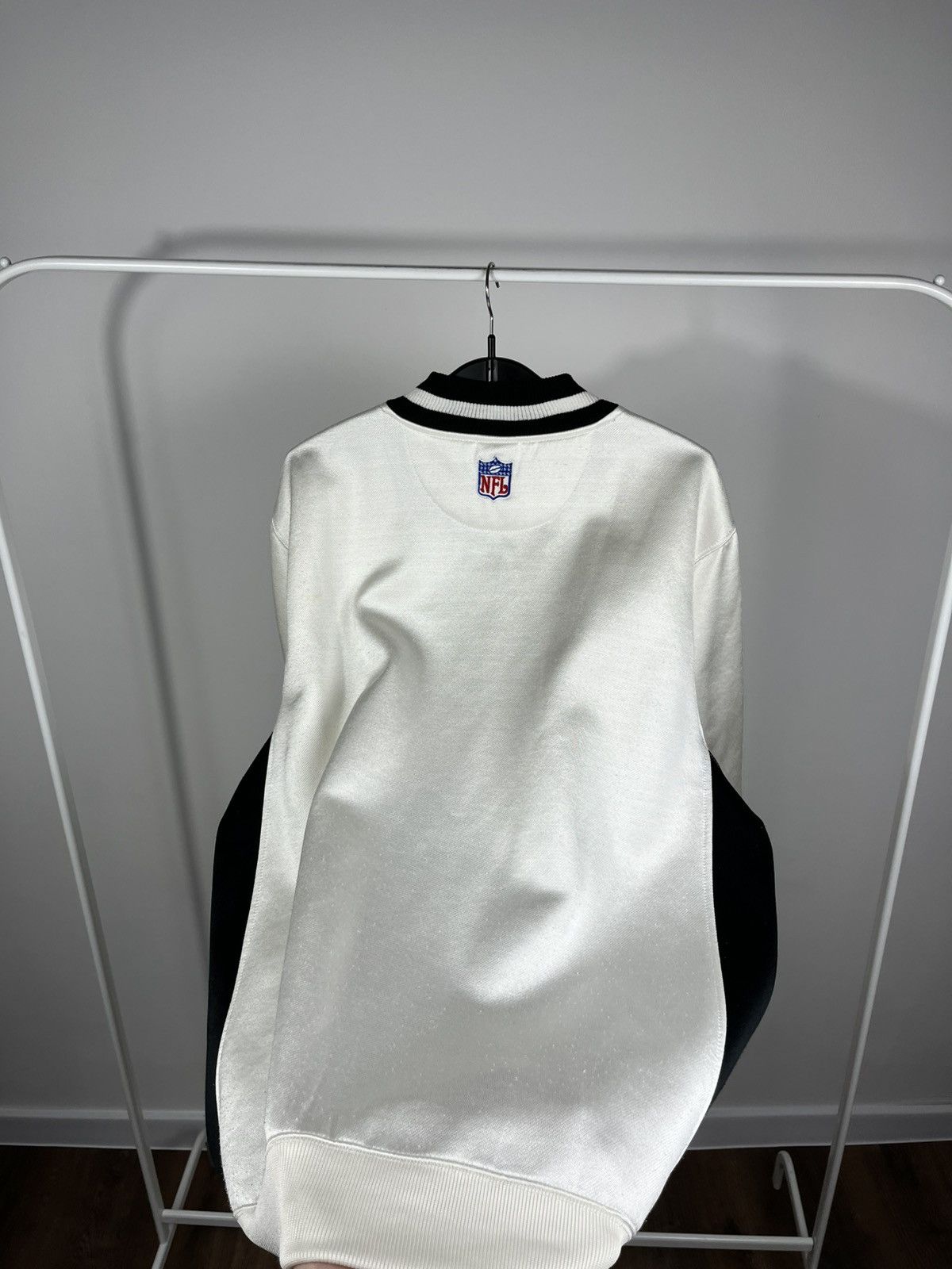 Reebok NFL Raiders Reebok Zip Up Jacket White Black L Size Size US L / EU 52-54 / 3 - 18 Thumbnail
