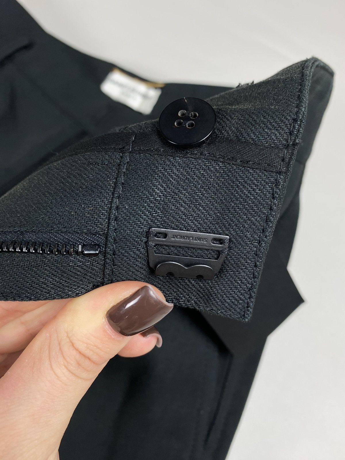 Hedi Slimane × Saint Laurent Paris BNWT! Saint Laurent ladies high rise straight fit jeans Size 28" / US 6 / IT 42 - 14 Thumbnail