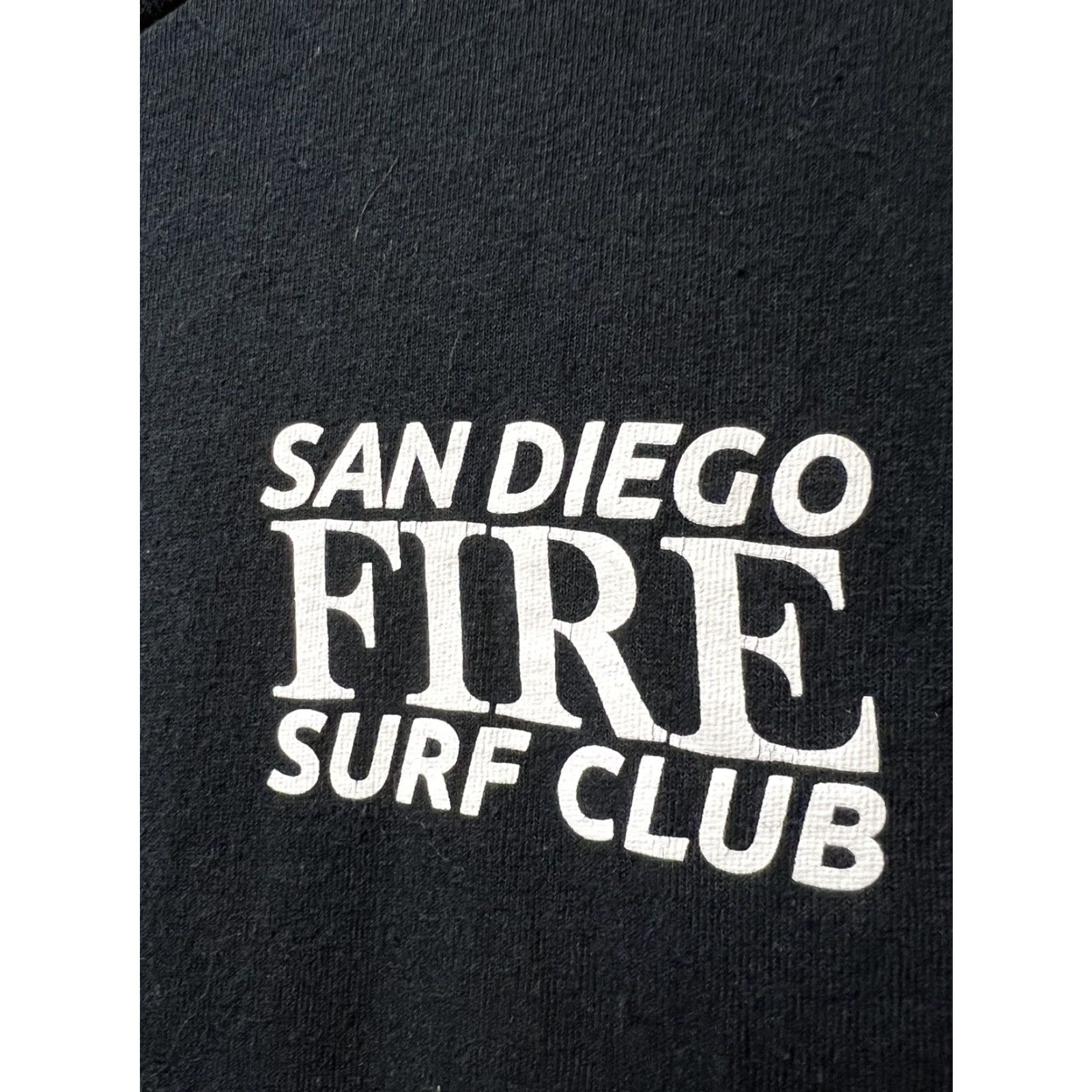 Gildan Gildan T-Shirt San Diego Surf Club Endless Summer Medium M Black Crew Neck Short Sleeve Men Surf Summer California Style Pattern Solid Size US M / EU 48-50 / 2 - 2 Thumbnail