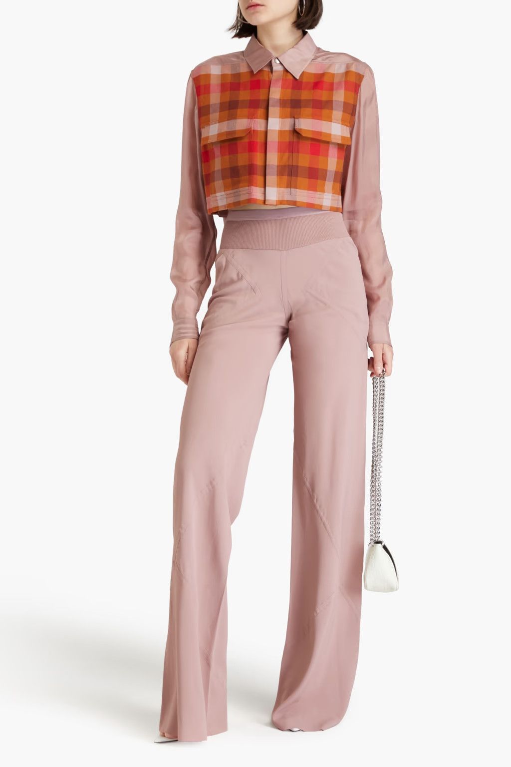 Rick Owens o1y0126 Checked Shirt in Multicolor Size S / US 4 / IT 40 - 2 Thumbnail