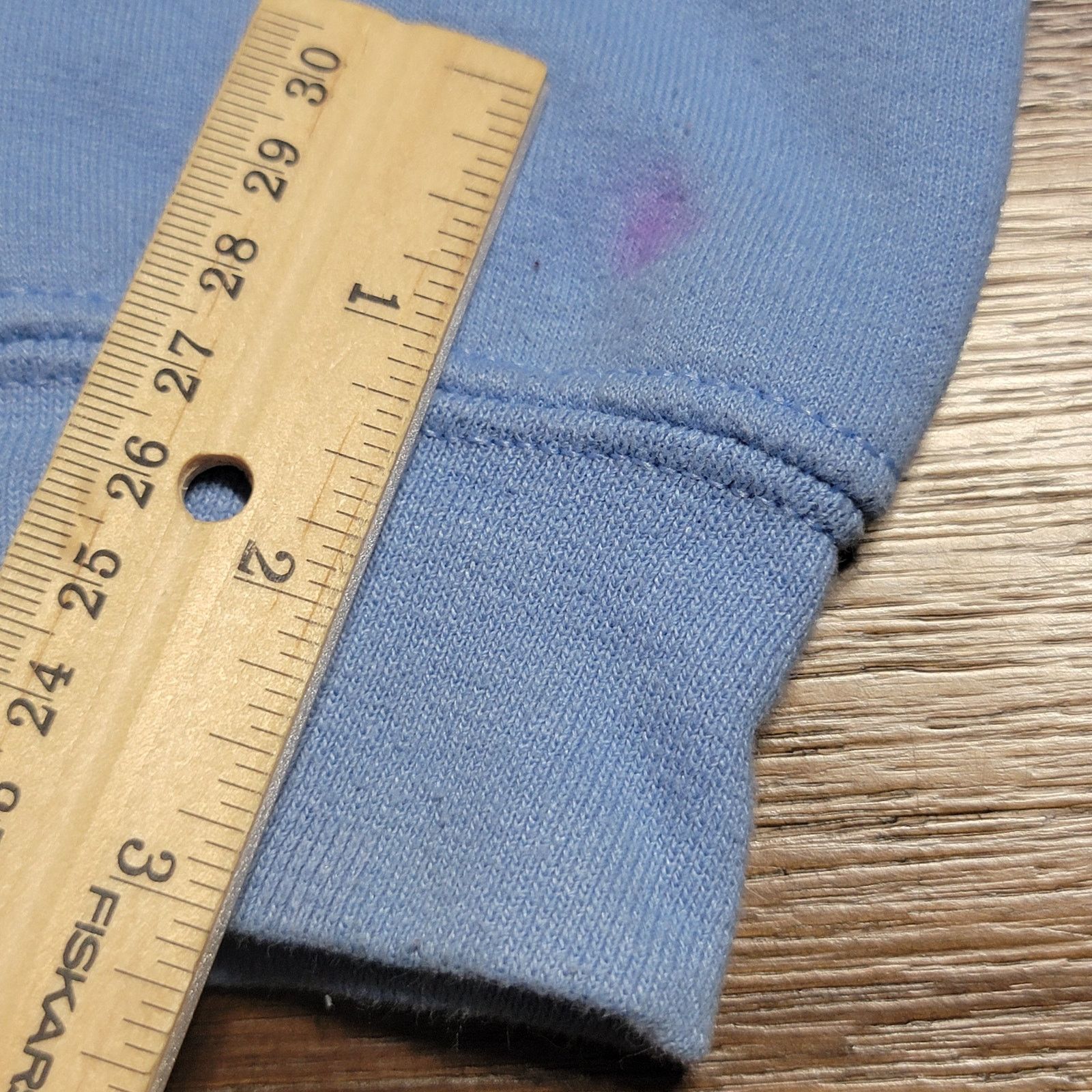 Gildan Wednesday LS Blue Hoodie (Gildan) "I Hate People" - Size XS Size XS / US 0-2 / IT 36-38 - 6 Thumbnail