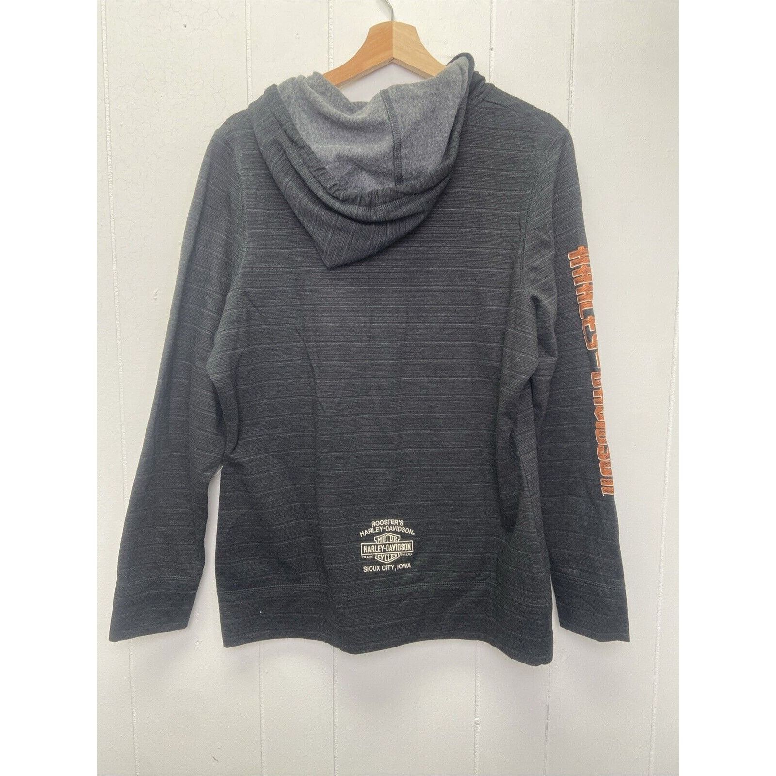 Harley Davidson Harley Davidson Women’s Striped Logo Sweatshirt Size Large Size L / US 10 / IT 46 - 4 Thumbnail
