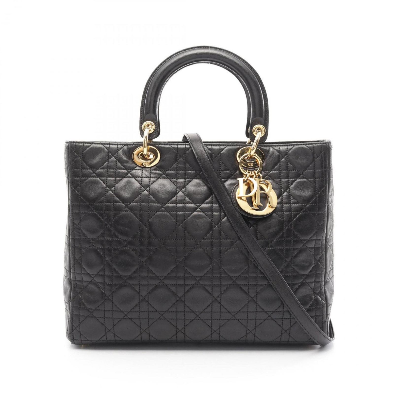 Dior Black Leather Lady Dior