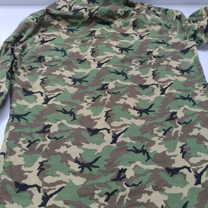 Saint Laurent Paris Saint Laurent Camouflage Long Sleeve Shirt-2507 Size US M / EU 48-50 / 2 - 9 Thumbnail