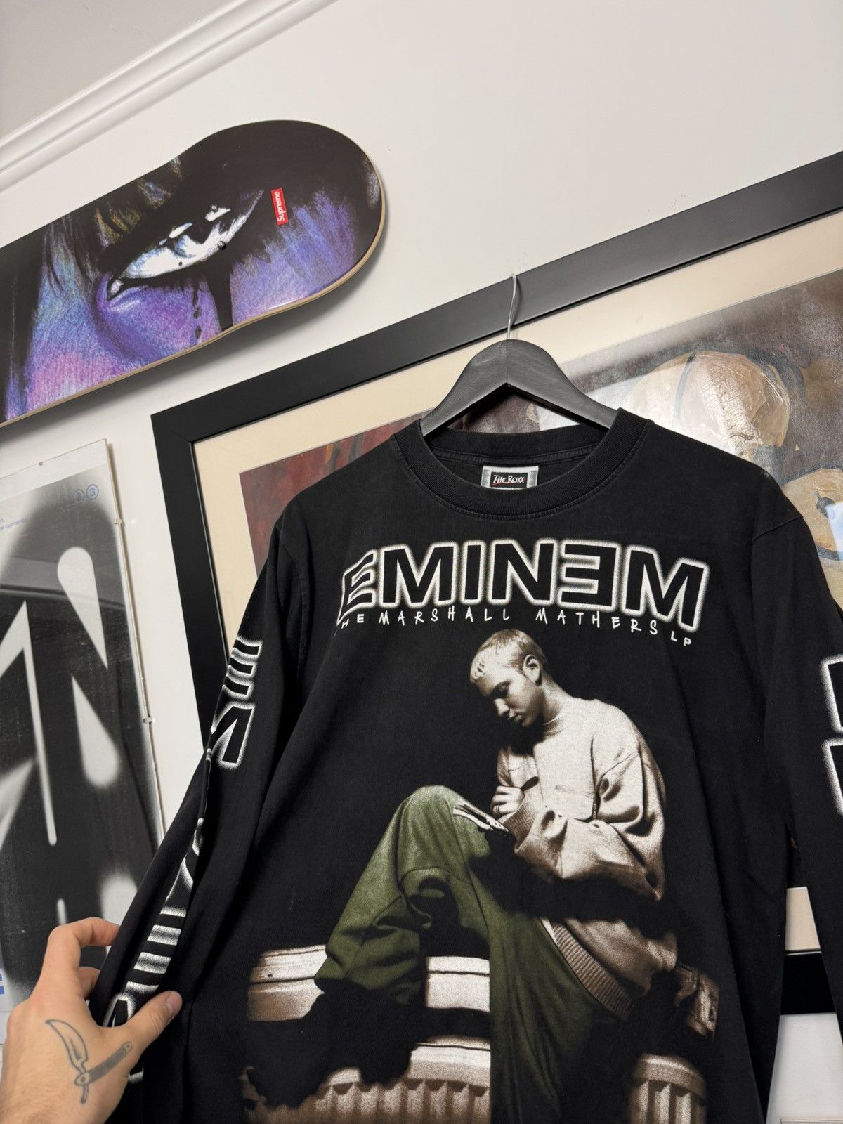 Eminem Eminem The Marshall Mathers LP Vintage Longsleeve Streetwear Size US L / EU 52-54 / 3 - 2 Thumbnail