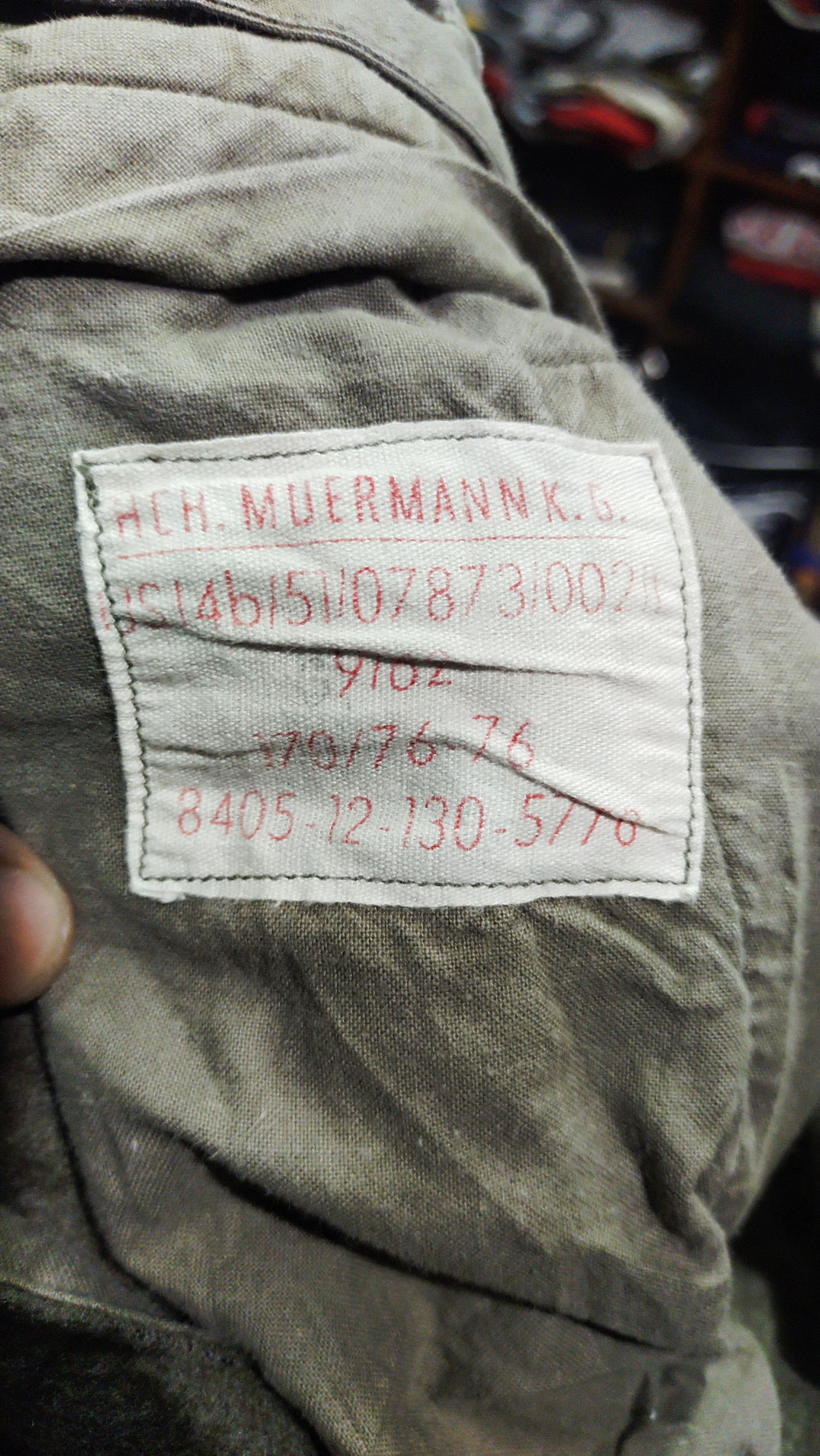 Vintage Vtg 1960s German Army Wool Cargo Pants Size US 30 / EU 46 - 4 Thumbnail