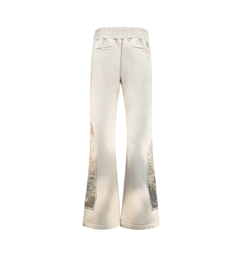 Who Decides War o1h1sh11225 Faded Sweatpant in Vintage Grey Size US 30 / EU 46 - 2 Thumbnail
