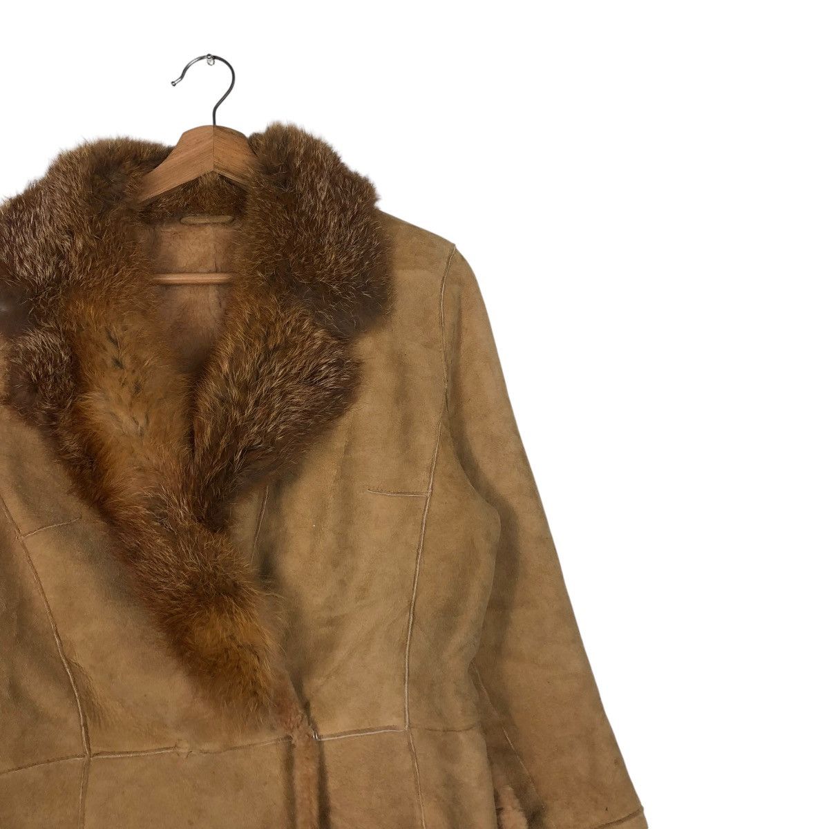 Vintage 🔥VINTAGE LEATHER JACKET SHEARLING MINK FUR L&R SPAIN Size US M / EU 48-50 / 2 - 8 Thumbnail