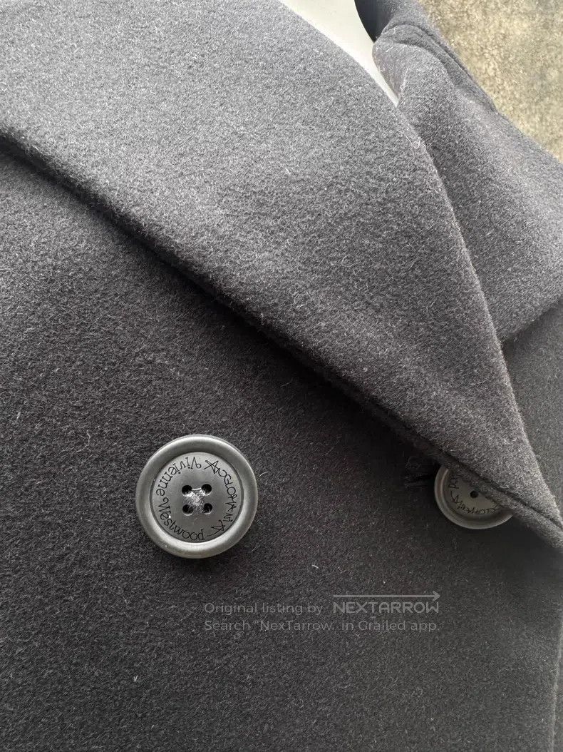 Vivienne Westwood Vivienne Westwood Double Breasted Tapered Wool Coat Size S / US 4 / IT 40 - 4 Thumbnail