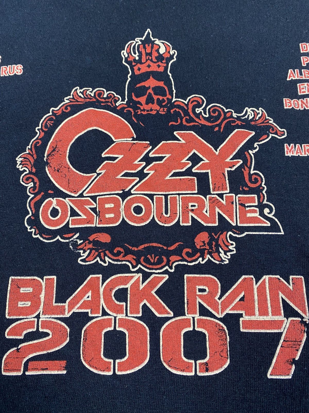 Band Tees Vintage Ozzy Ozbourne 2007 Would Tour Tee Size US S / EU 44-46 / 1 - 12 Thumbnail