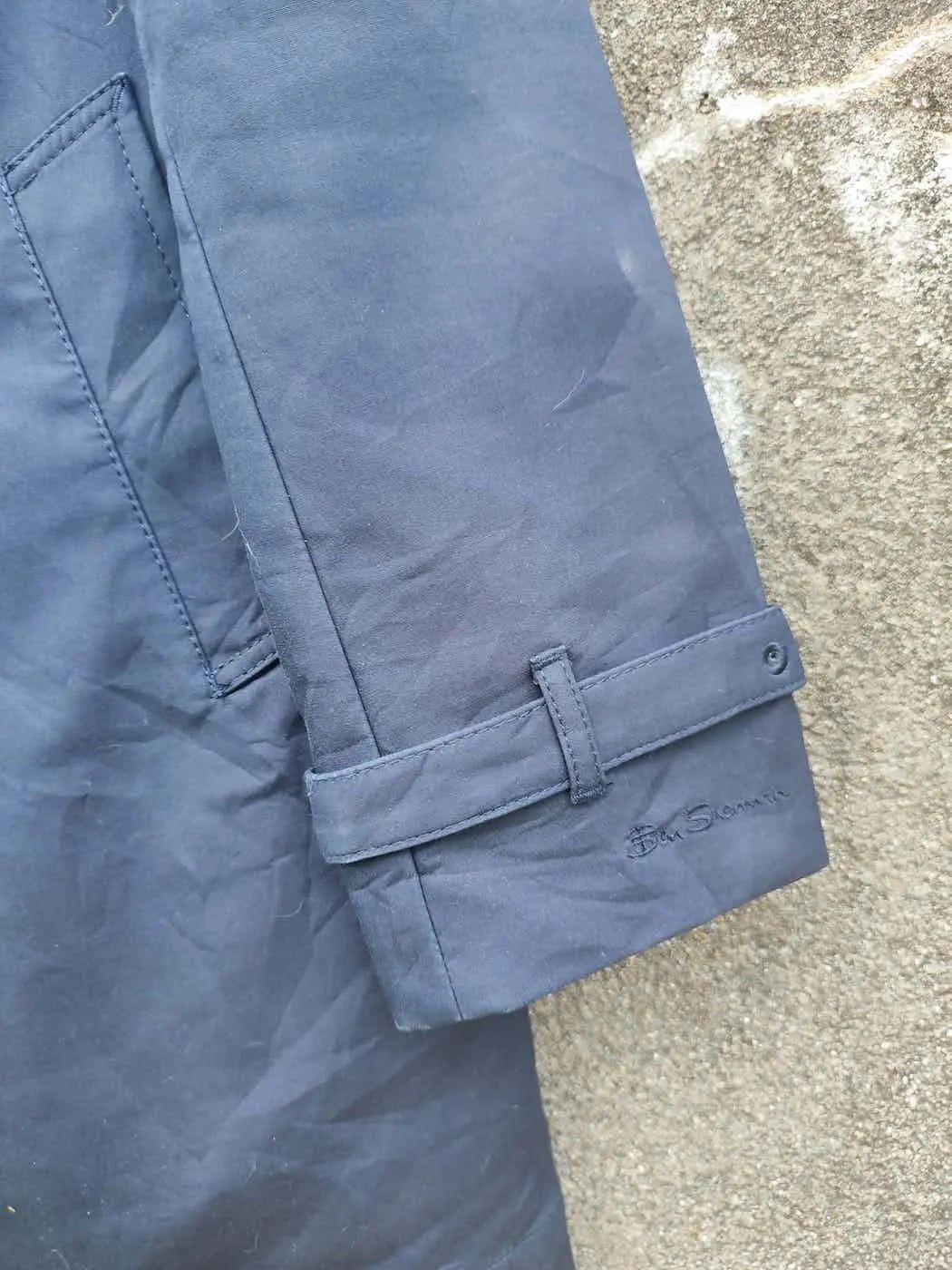 Ben Sherman × Designer Ben Sherman Navy Blue Trench Coat – Quilted Lining, Size M Size US M / EU 48-50 / 2 - 3 Thumbnail