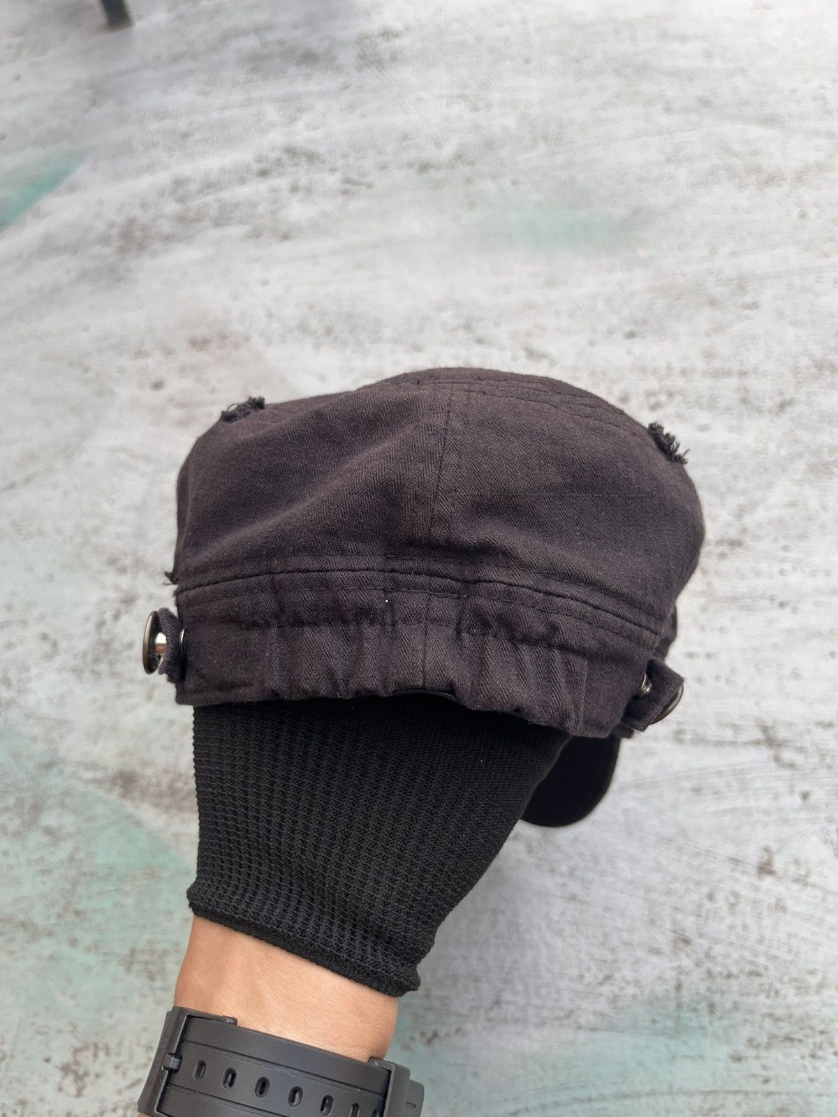 Japanese Brand Unbrand Cute Girl Glamour Gohtic Cadet Hat Y2K Punk Size ONE SIZE - 2 Thumbnail