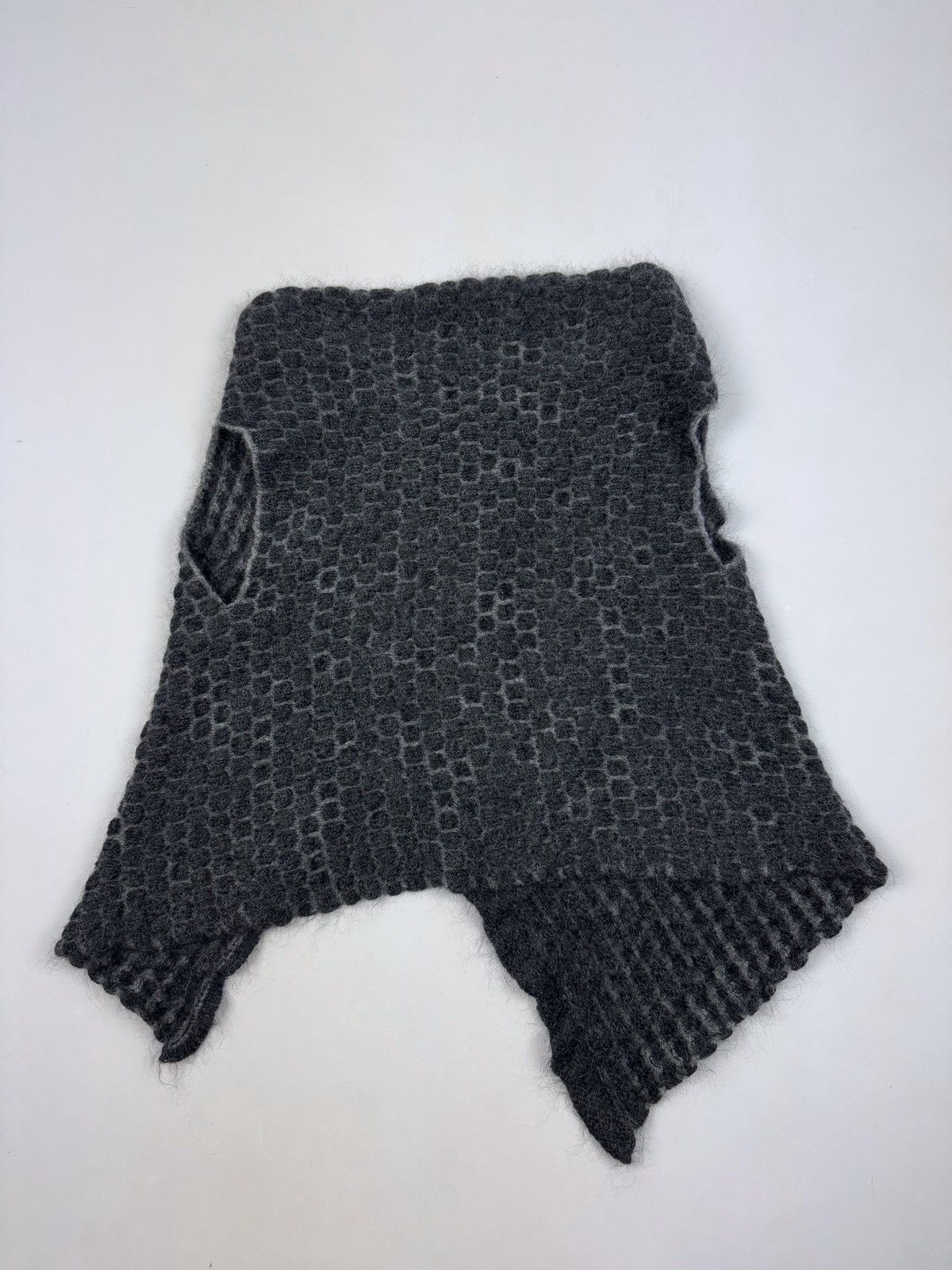 Sarah Pacini Sarah Pacini Ruched Wool Knit Vest Size M / US 6-8 / IT 42-44 - 12 Thumbnail