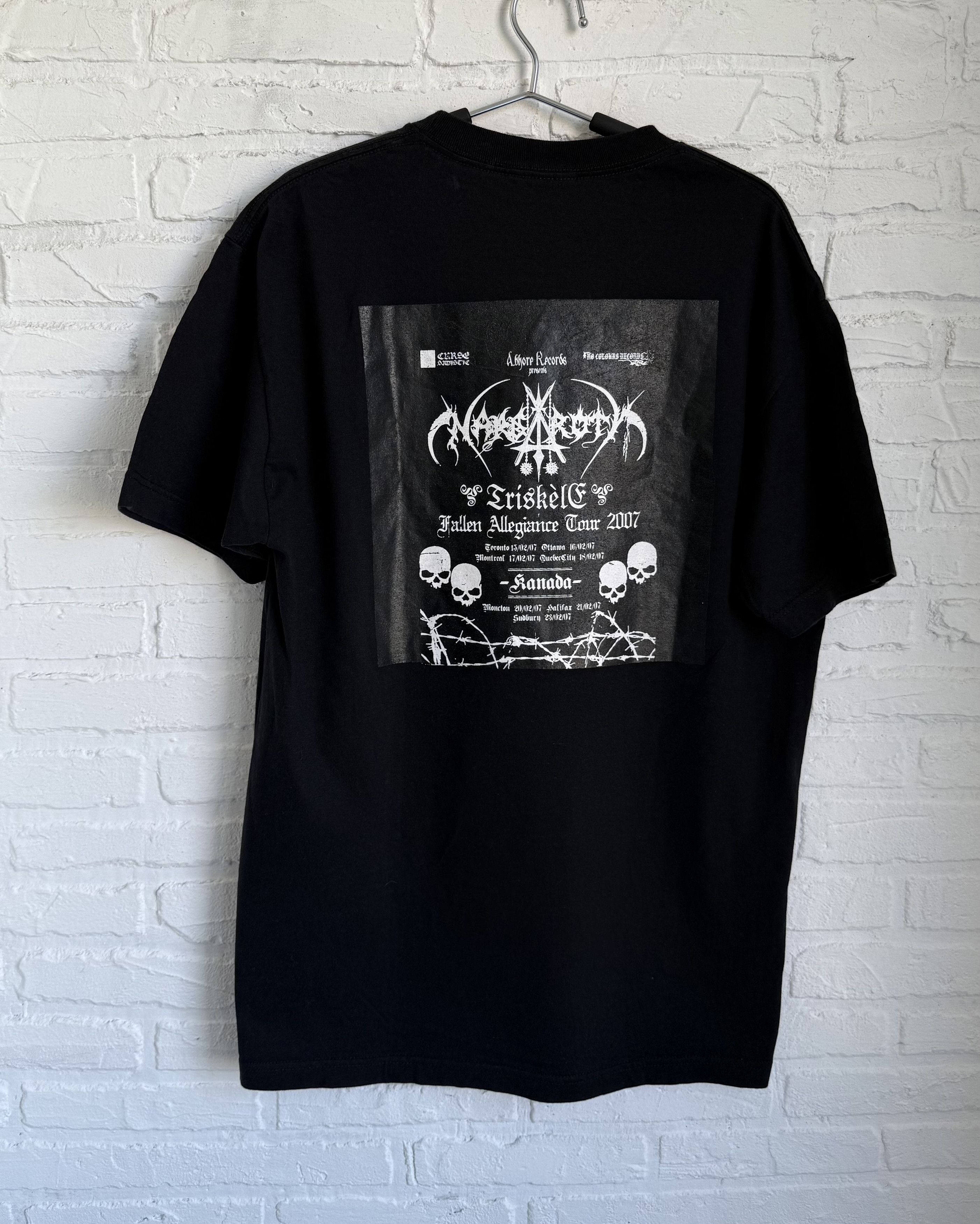 Band Tees Vintage Nargaroth Fallen allegiance tour 2007 t-shirt Size US L / EU 52-54 / 3 - 2 Thumbnail