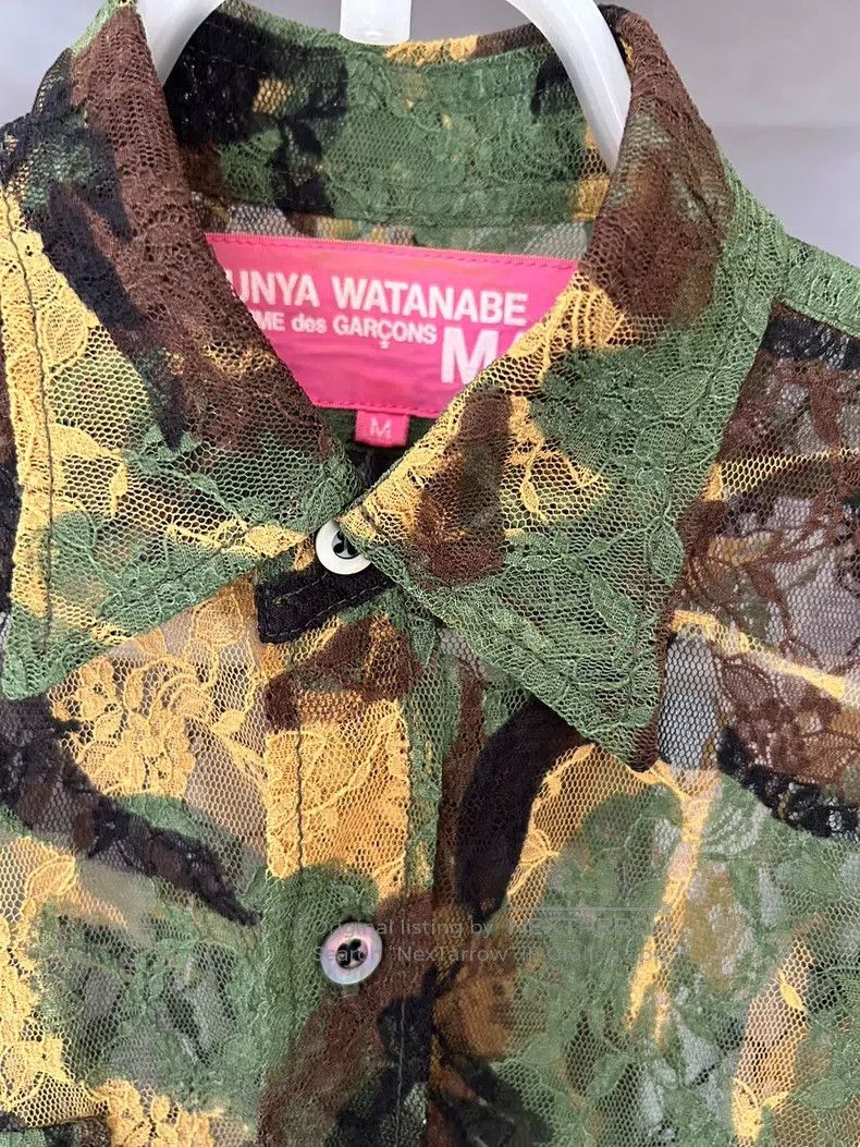Comme des Garcons Comme des Garcons Camouflage Lace Shirt Size M / US 6-8 / IT 42-44 - 3 Thumbnail