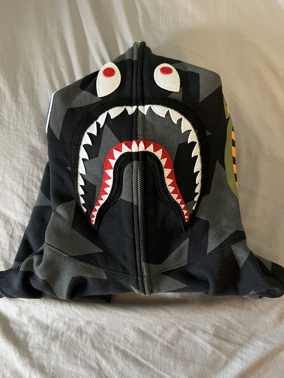 Bape Bapesta Shark Full Zip Hood Size US M / EU 48-50 / 2 - 1 Thumbnail