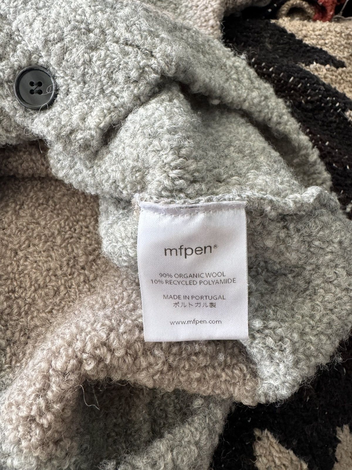 Mfpen Sport Cardigan (Biscuit Stripe) Size US XS / EU 42 / 0 - 5 Thumbnail