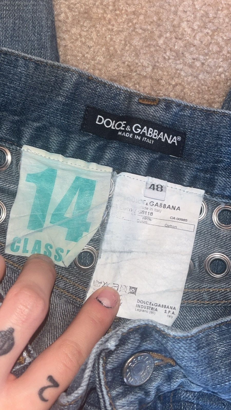 Dolce & Gabbana dolce and gabanna studded jeans Size US 33 - 3 Thumbnail
