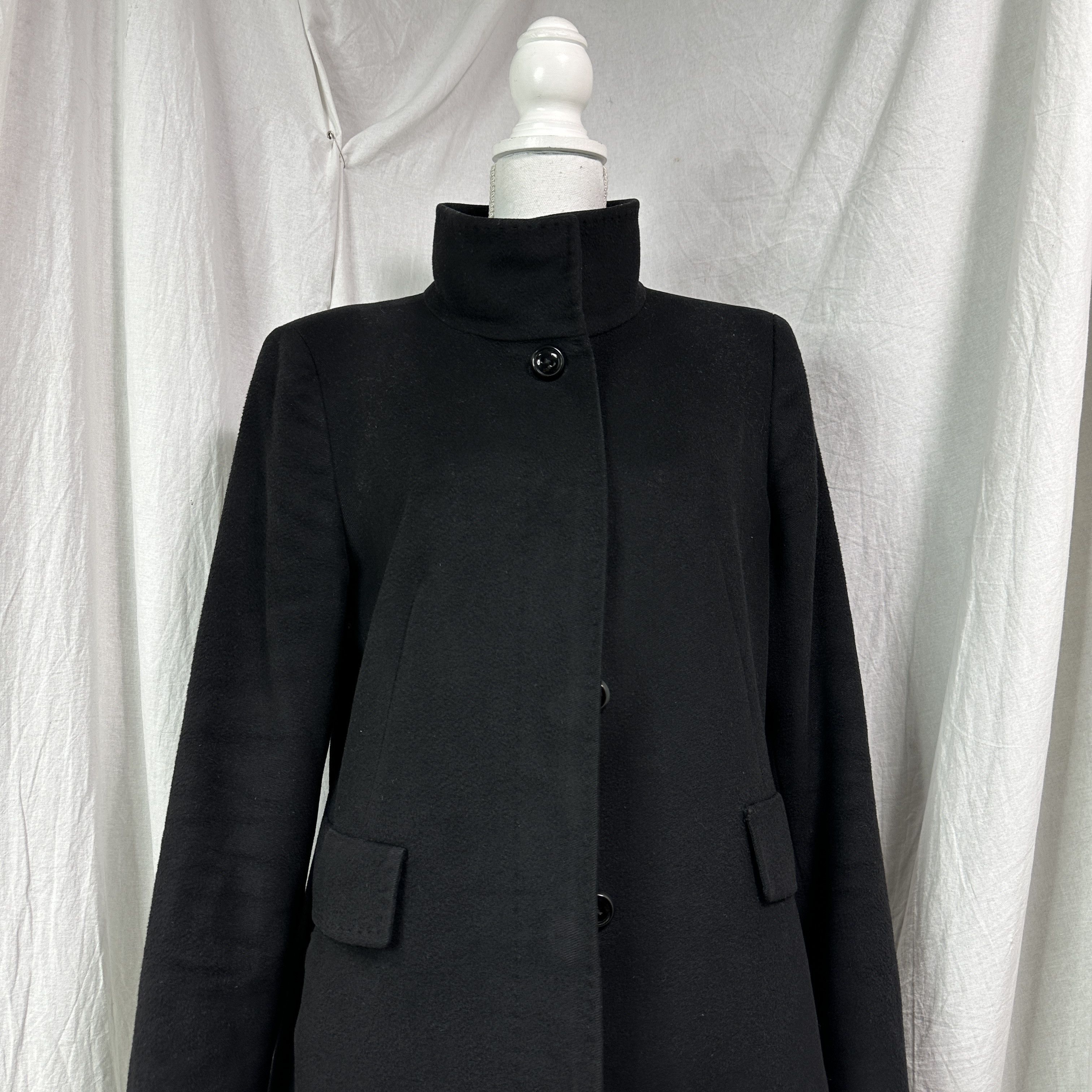 Max Mara Vintage Avant Garde Max Mara Stand-Up Collar Coat Y2K Size L / US 10 / IT 46 - 2 Thumbnail