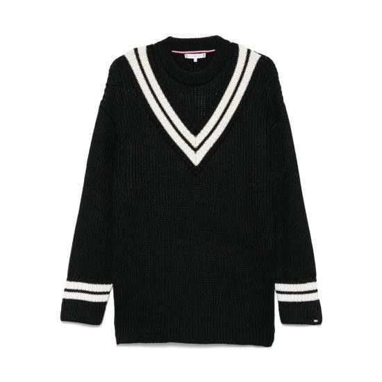 Tommy Hilfiger TOMMY HILFIGER Women Jackets WW47605BDS BLACK Size XS / US 0-2 / IT 36-38 - 1 Thumbnail