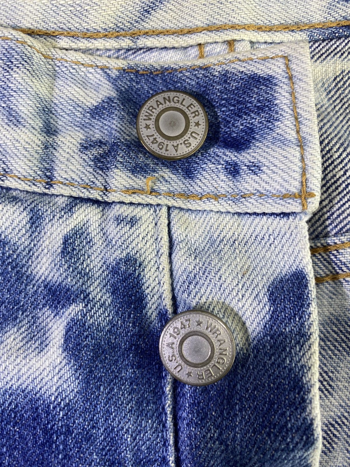 Jean × Vintage × Wrangler Vintage wrangler Flare Lightning Blue Jeans - J953 Size US 28 / EU 44 - 6 Thumbnail