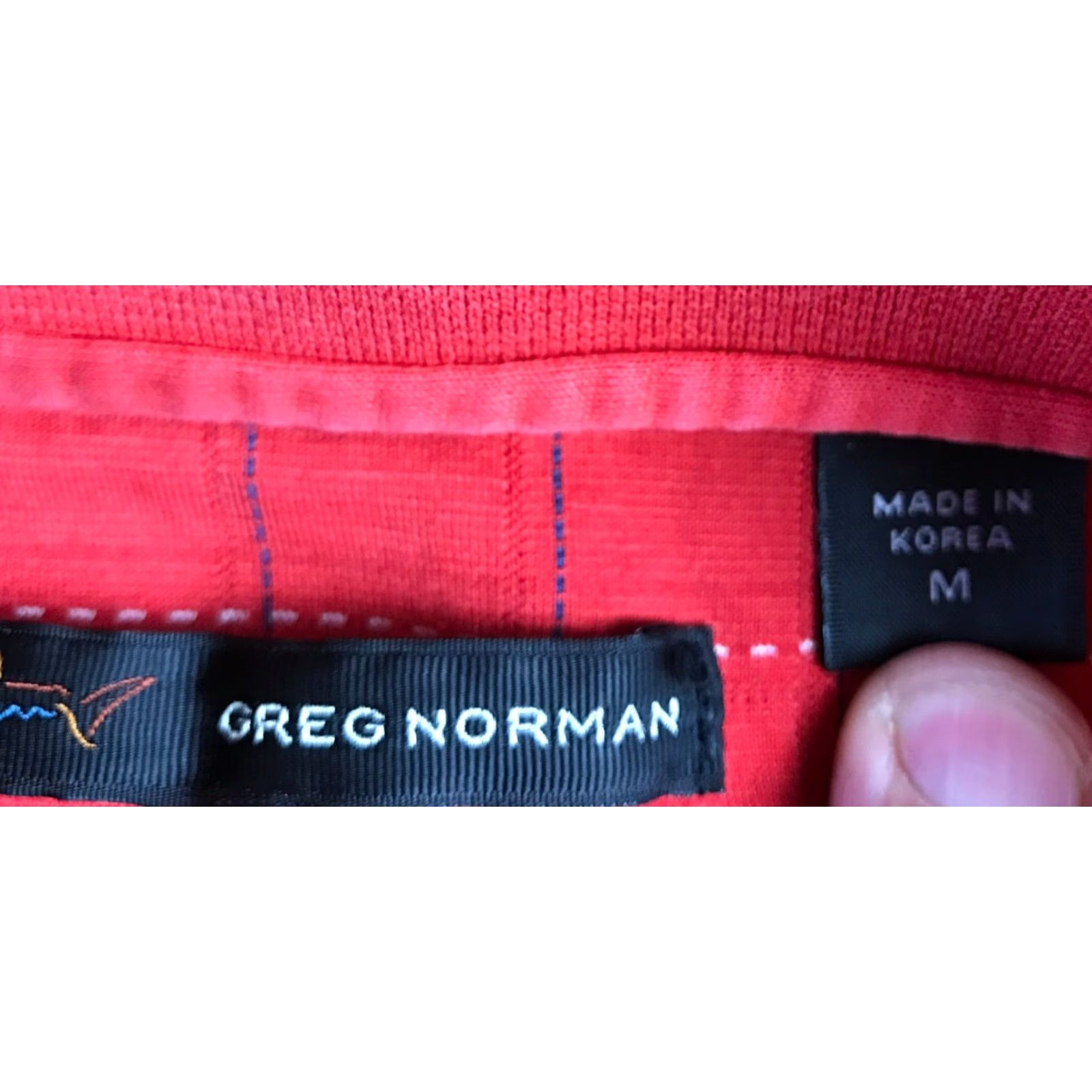 Vintage Greg Norman Shirt Mens Size Medium Red Checkered Polo Short Sleeve Size US M / EU 48-50 / 2 - 6 Thumbnail