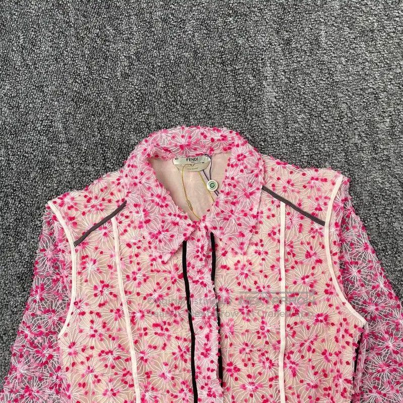 Fendi Fendi Pink Floral Nylon Women's Dress . Size M / US 6-8 / IT 42-44 - 2 Thumbnail