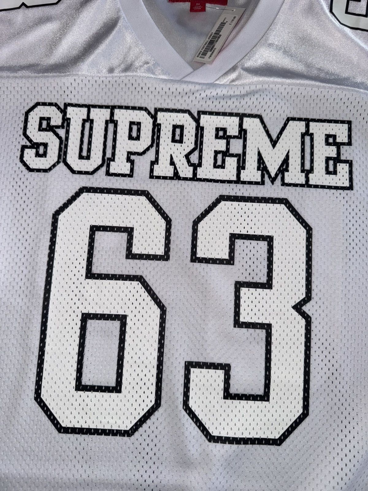 Supreme Bones White Football Jersey Fw25