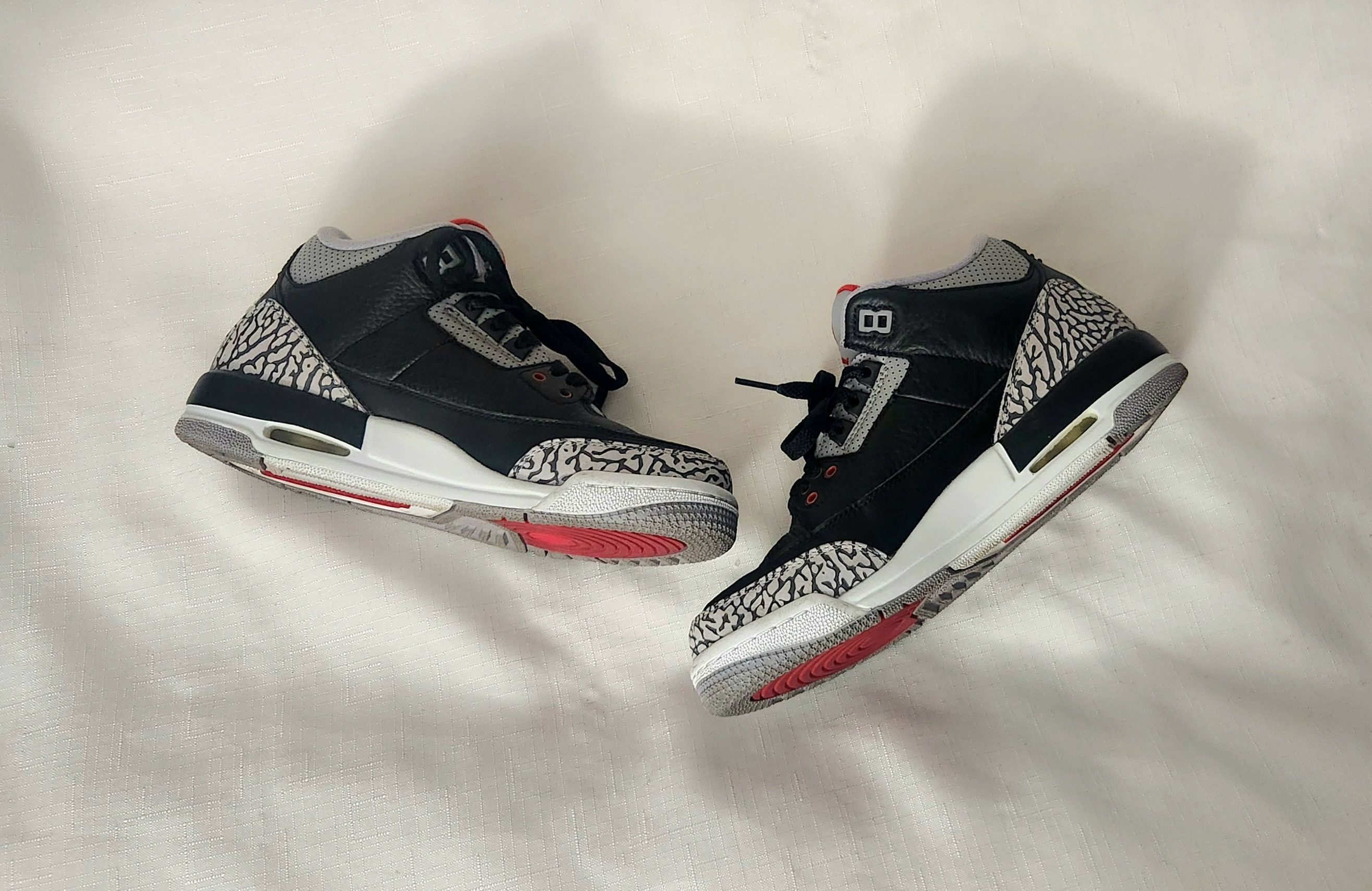 Jordan Brand × Nike Nike Air Jordan Retro 3 OG BC3 854261-001 SZ 6Y Women's 7.5 Size US 7.5 / IT 37.5 - 11 Thumbnail