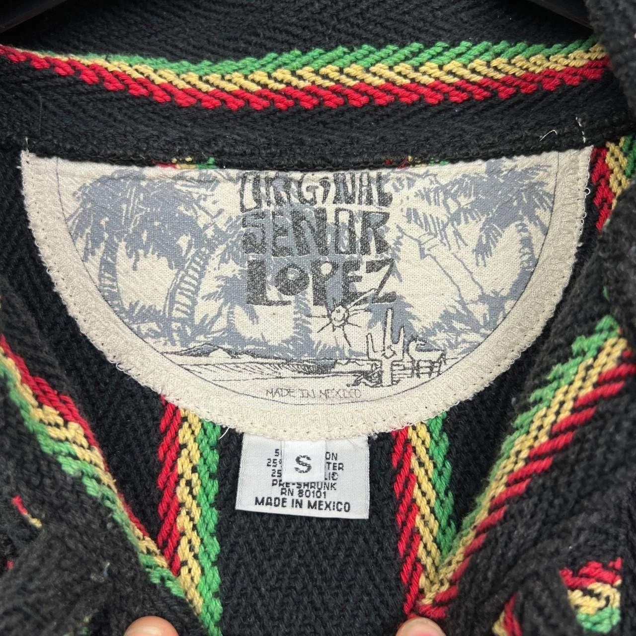 Other Original Senor Lopez Baja Joe Hoodie Men Striped Poncho S Size US S / EU 44-46 / 1 - 2 Thumbnail
