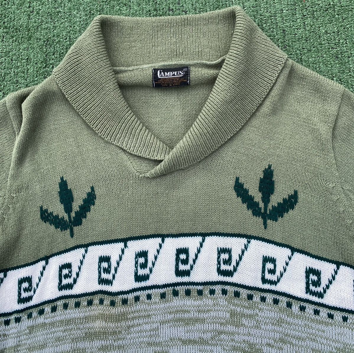 Vintage Vintage 70’s Campus Shawl Neck Sweater Womens Small Size S / US 4 / IT 40 - 4 Thumbnail
