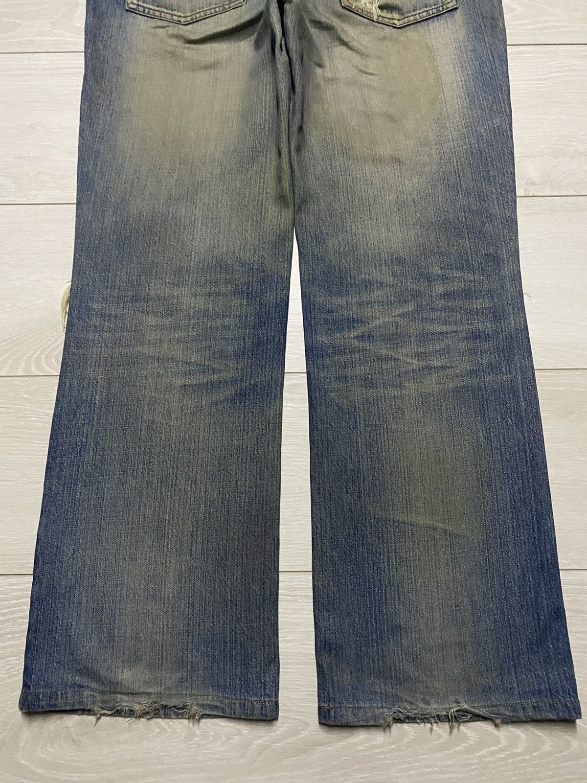 Japanese Brand Vintage Japanese Brand Beach Sound Distressed Baggy Jeans Size US 36 / EU 52 - 6 Thumbnail