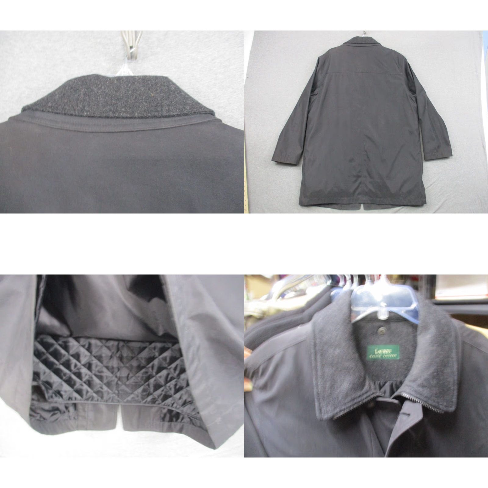 Ralph Lauren VINTAGE Lauren Ralph Lauren Coat Over Coat Black Mens Size 44 Removable Liner Wool Lining Polyester Softshell Classic Regular Long Coat Size US S / EU 44-46 / 1 - 9 Thumbnail