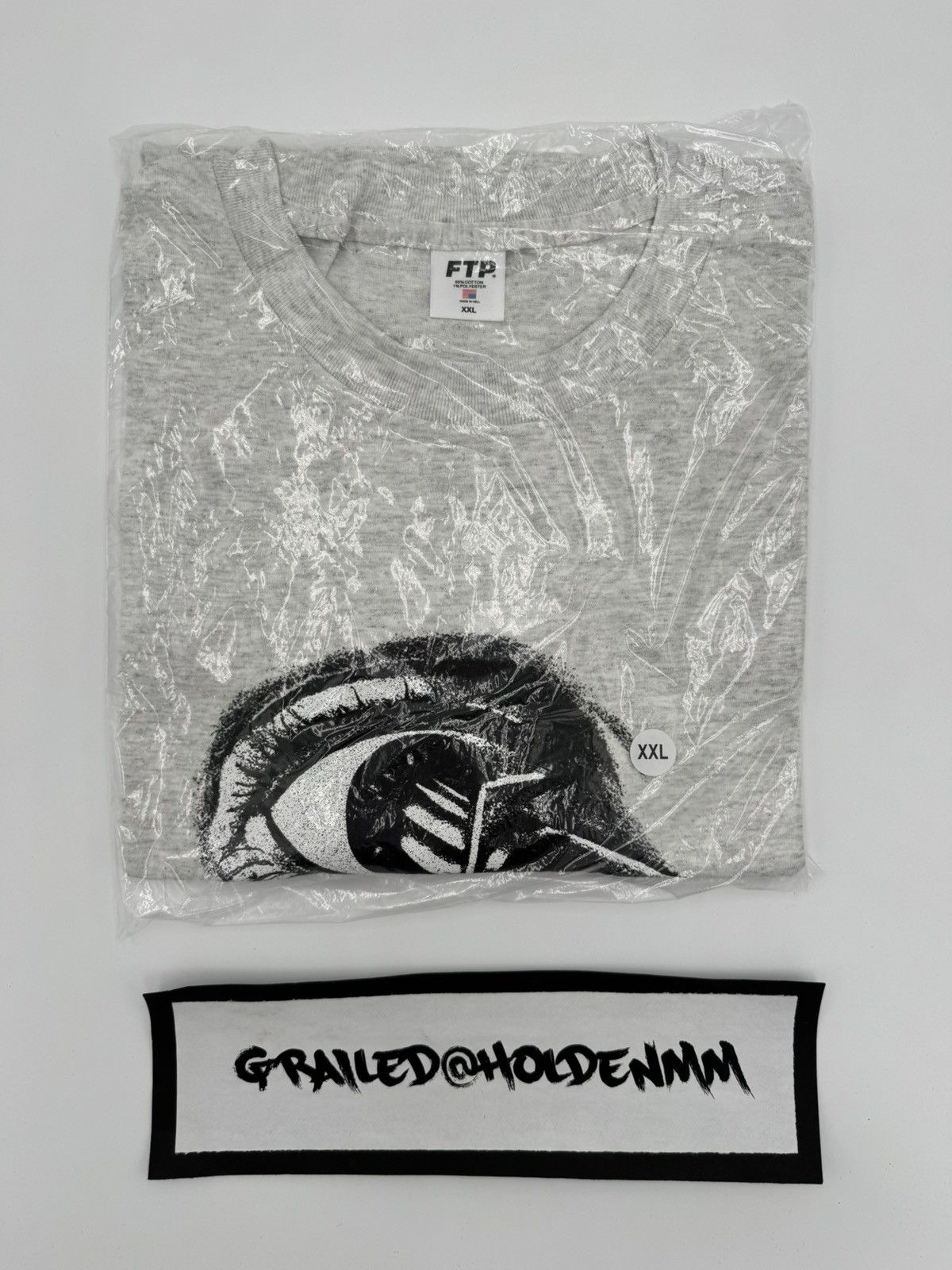 Fuck The Population FTP Pupil Tee Ash Grey Size US XXL / EU 58 / 5 - 2 Thumbnail