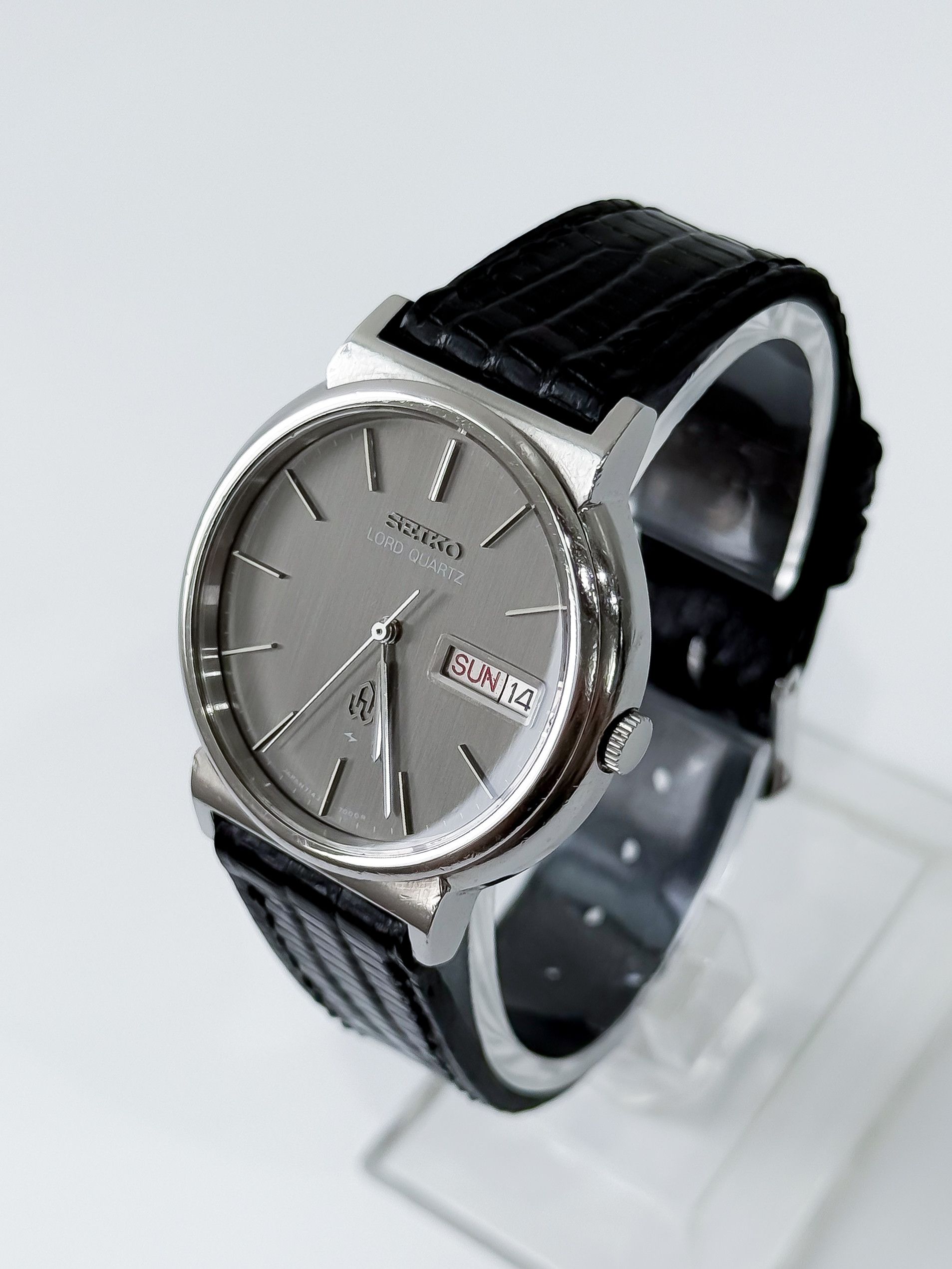Seiko Seiko Lord Quartz 7143-7000 Dark Gray Dial Size ONE SIZE - 1 Thumbnail