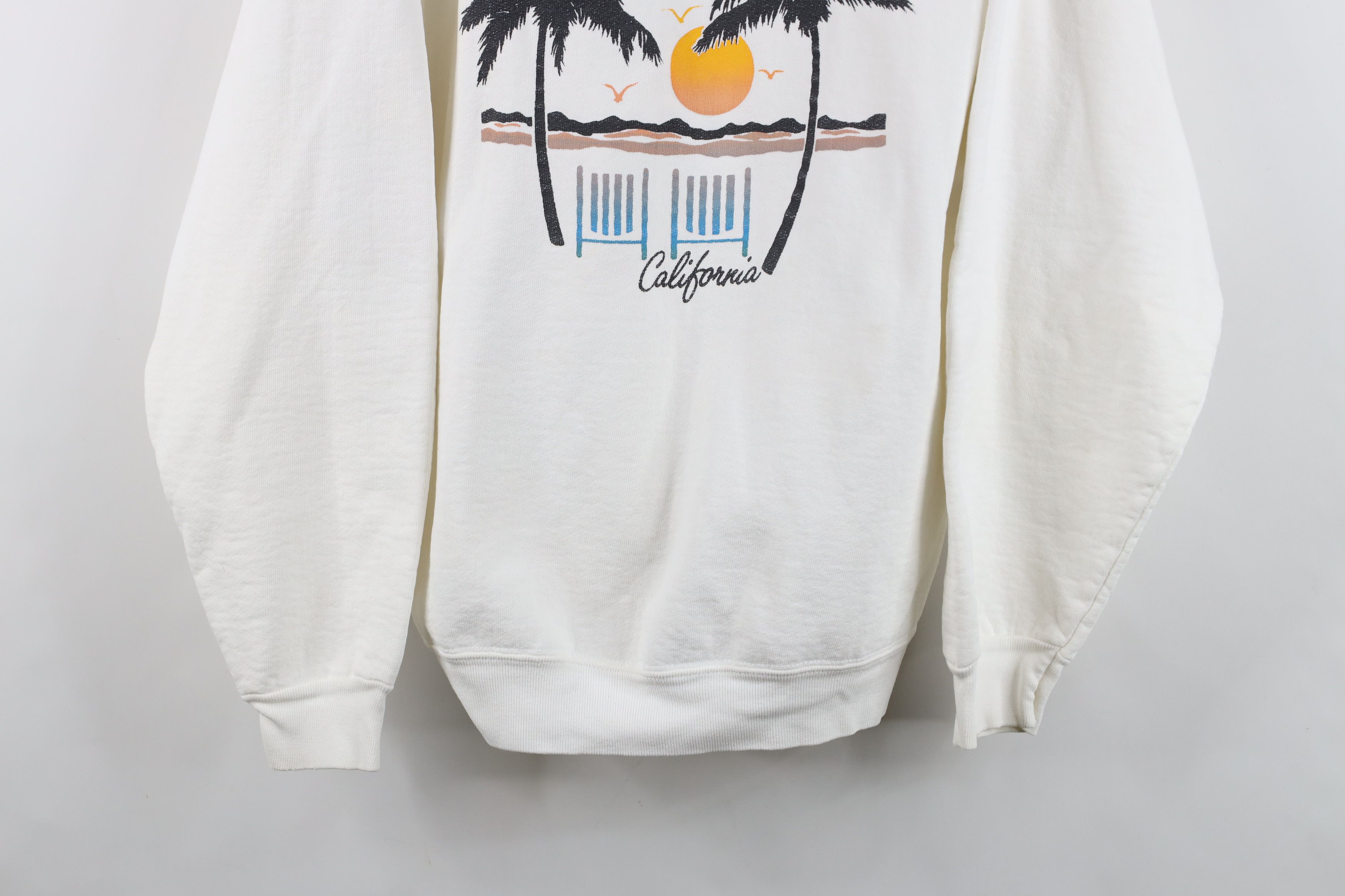 Vintage Vintage 90s Streetwear Heavyweight California Sweatshirt USA Size US L / EU 52-54 / 3 - 3 Thumbnail