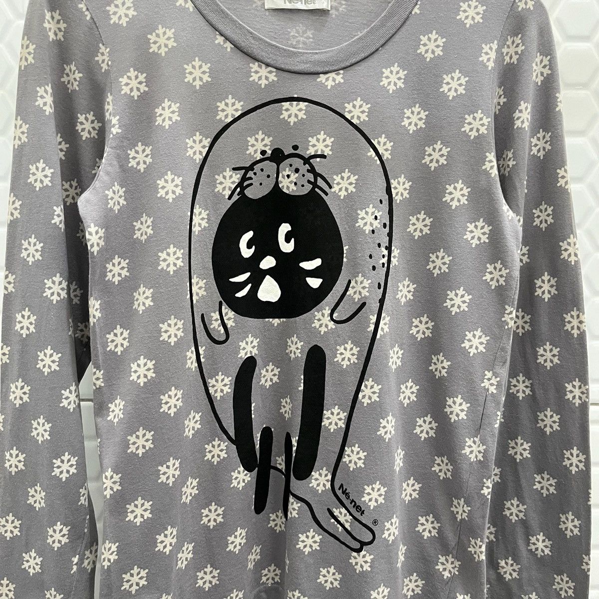 Issey Miyake × Ne-Net 📢SENDOFFER📢 Ne-net Issey Miyake Cat Longsleeve Size M / US 6-8 / IT 42-44 - 2 Thumbnail