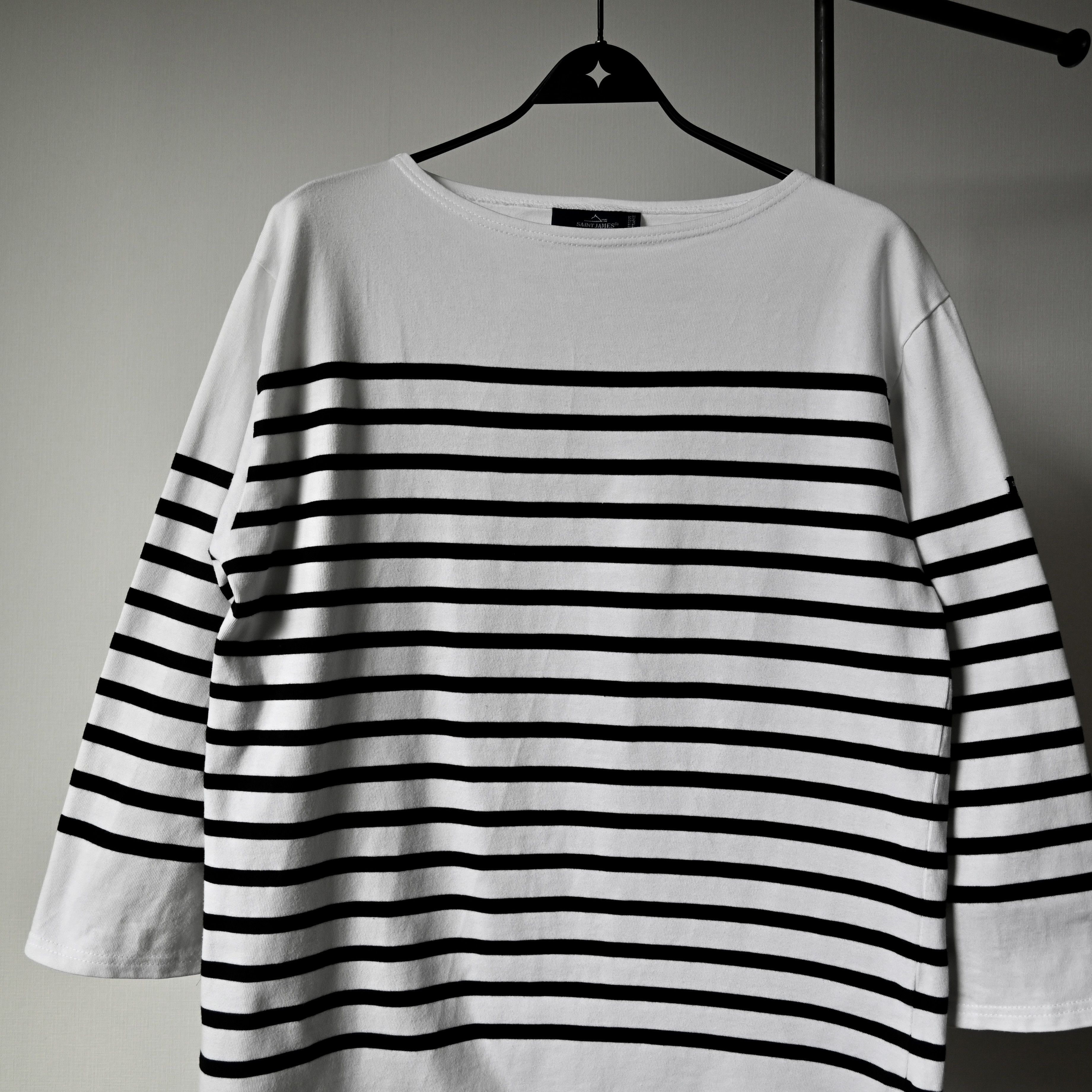 Saint James SAINT JAMES "NAVAL" 3/4 sleeve authentic sailor shirt, 5/ML Size US M / EU 48-50 / 2 - 4 Thumbnail