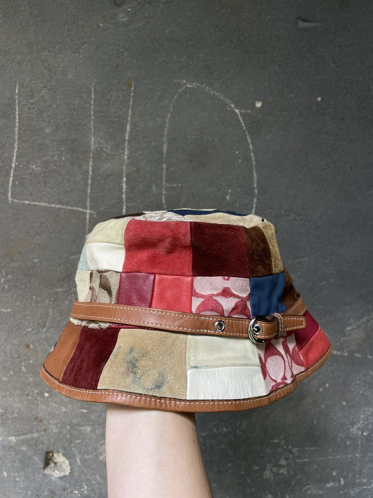 Coach × Vintage Vintage Coach Patch Work Bucket Hat Y2K Size ONE SIZE - 2 Thumbnail