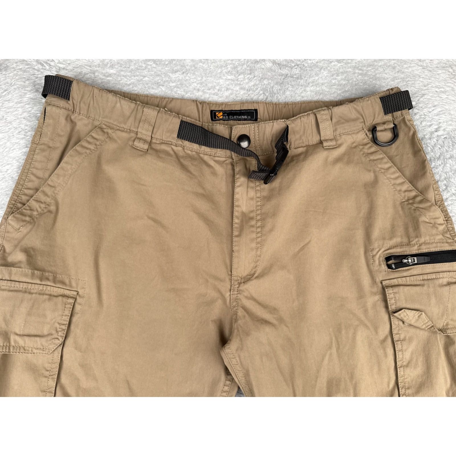 Vintage BC Clothing Pants Mens XXL x 30 Khaki Convertible Cargo Zip Off Hiking Outdoor Size US 39 - 4 Thumbnail