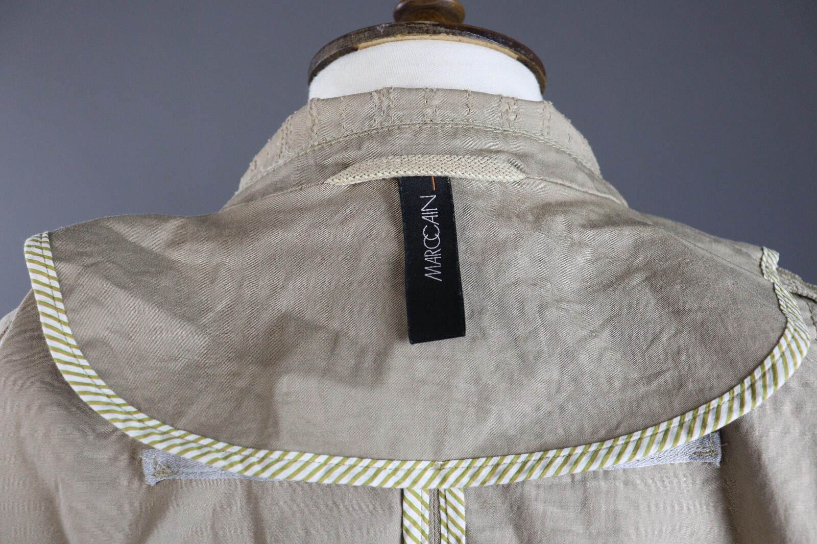 Designer Marc Cain Ivory Tedo 2 Pockets Casual Blazer Jacket Size 4 Size S / US 4 / IT 40 - 8 Thumbnail