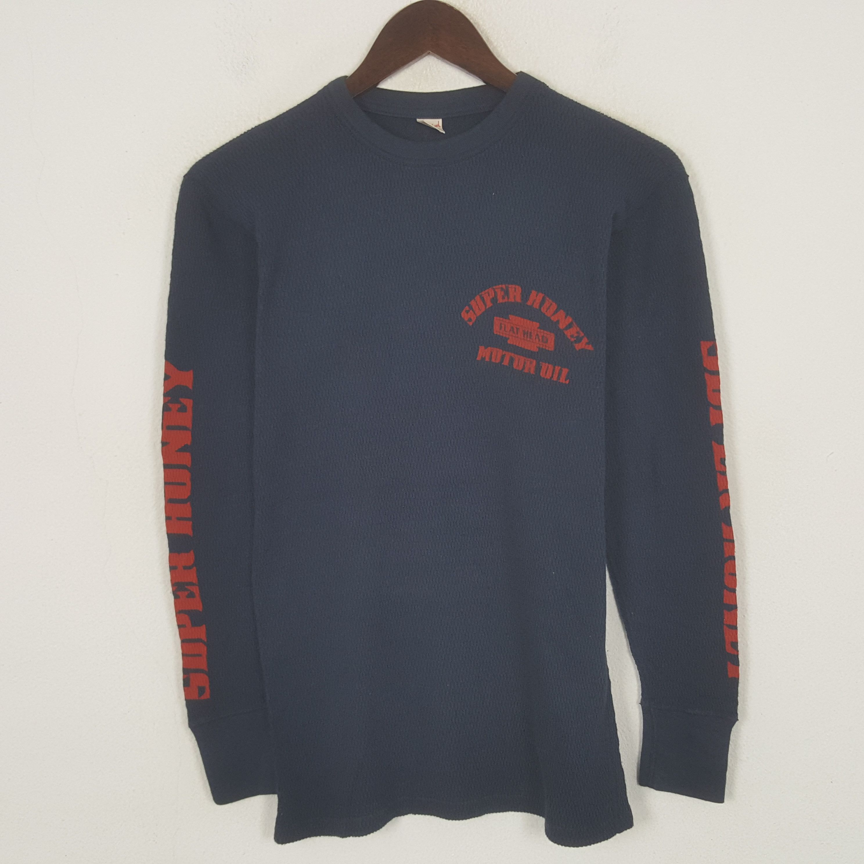 The Flat Head Vintage Flat Head Super Hunter Motor Oil Tshirt Size US XXS / EU 40 - 3 Thumbnail