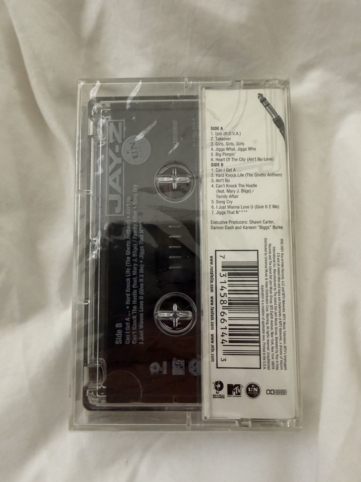 Jay-Z Sealed Jay Z Unplugged Cassette Size ONE SIZE - 2 Thumbnail